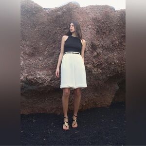 🔥NWT Zara🔥 Belted Combination Short Jumpsuit